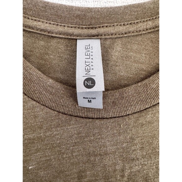 Make Coffee and Thrift Reseller T-Shirt Men's Size Medium Green 100% Cotton - Picture 4 of 4